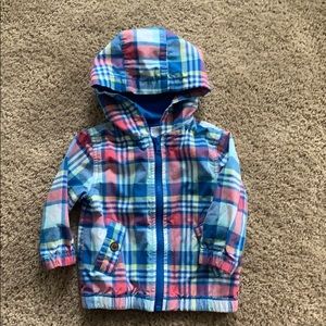 Toddler Boys Plaid Jacket